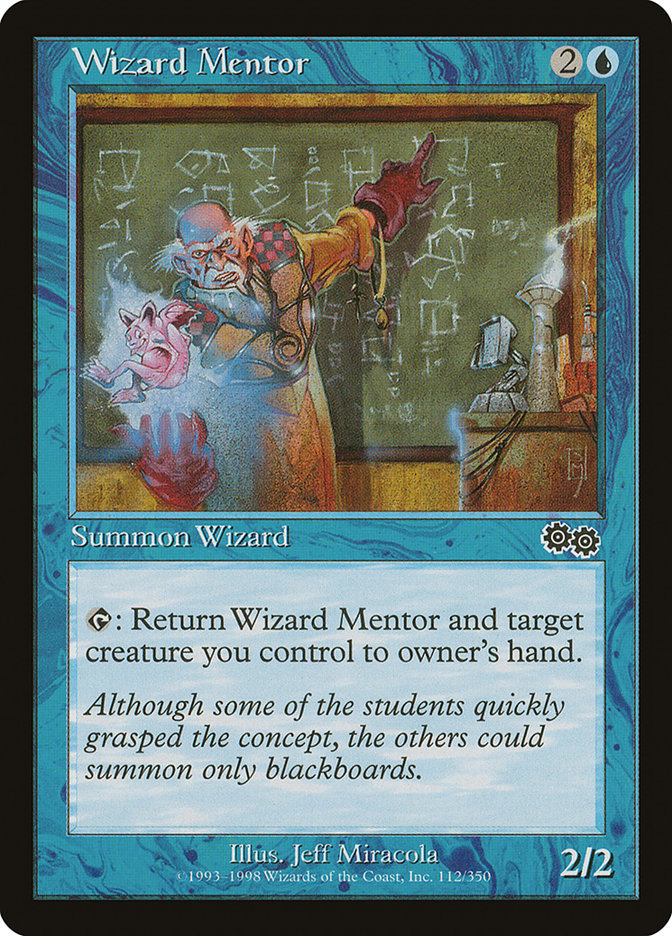 Wizard Mentor [Urza's Saga] Magic: The Gathering