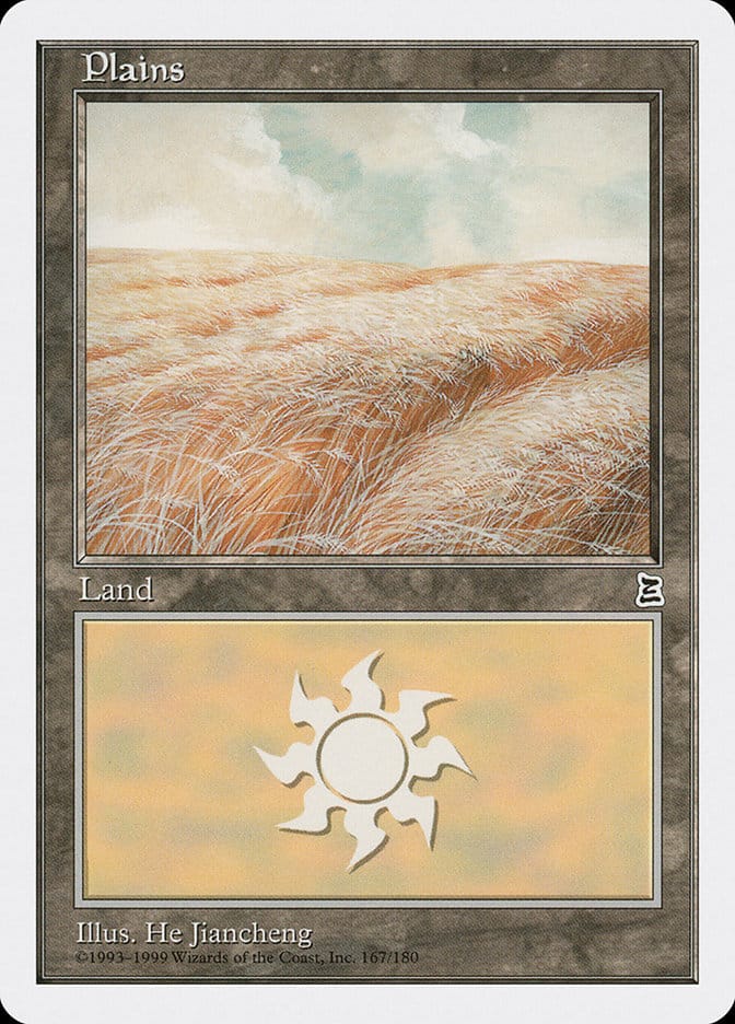 Plains (167) [Portal Three Kingdoms] Magic: The Gathering