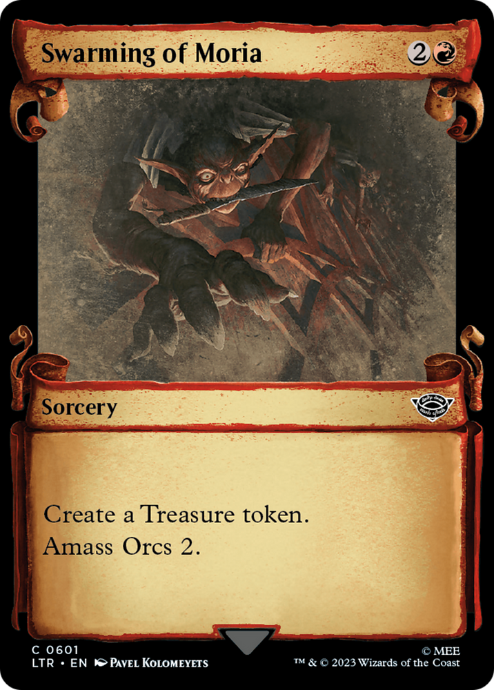 Swarming of Moria [The Lord of the Rings: Tales of Middle-Earth Showcase Scrolls] Magic: The Gathering