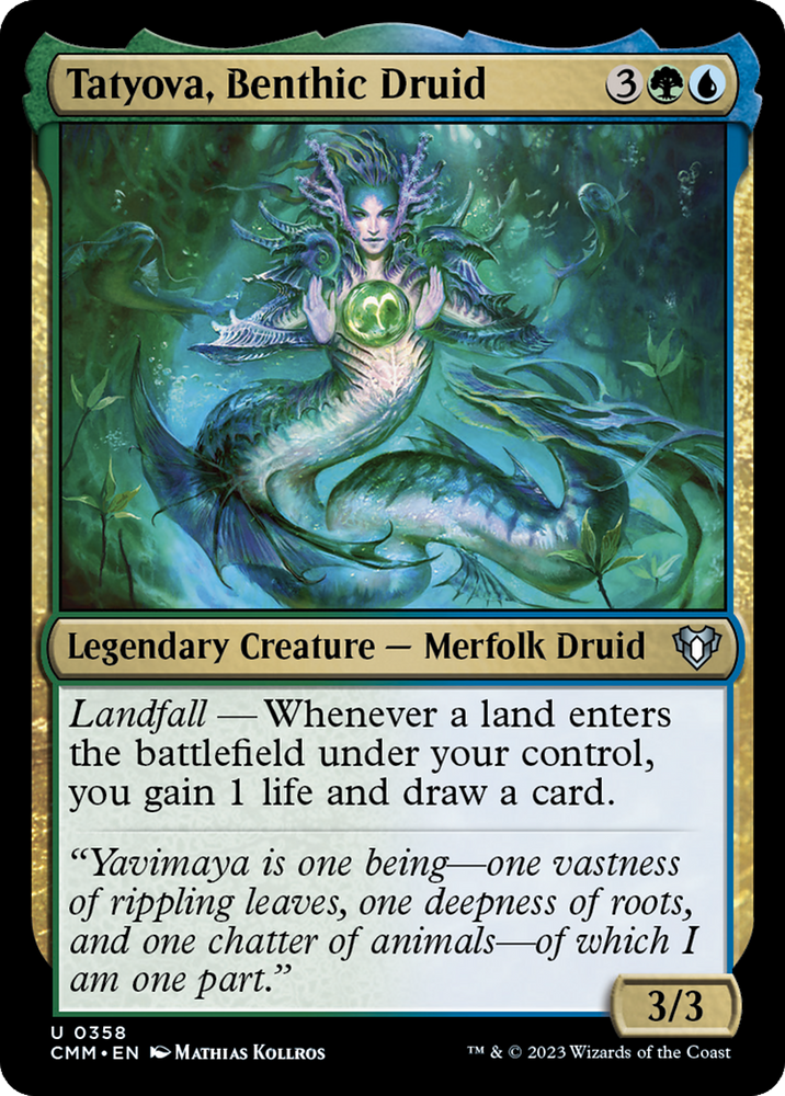 Tatyova, Benthic Druid [Commander Masters] Magic: The Gathering