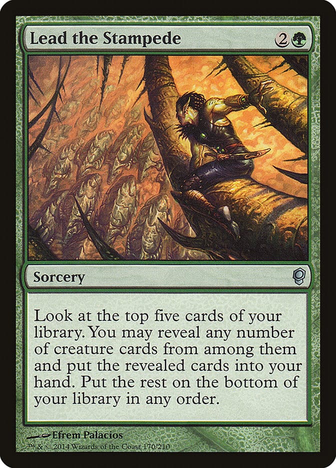 Lead the Stampede [Conspiracy] Magic: The Gathering