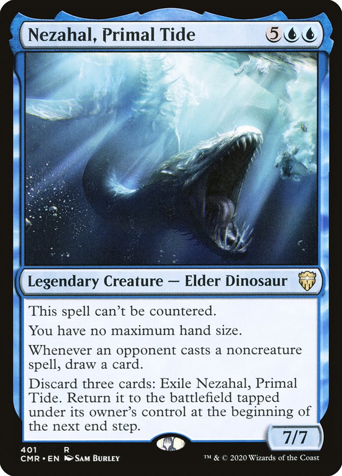 Nezahal, Primal Tide [Commander Legends] Magic: The Gathering