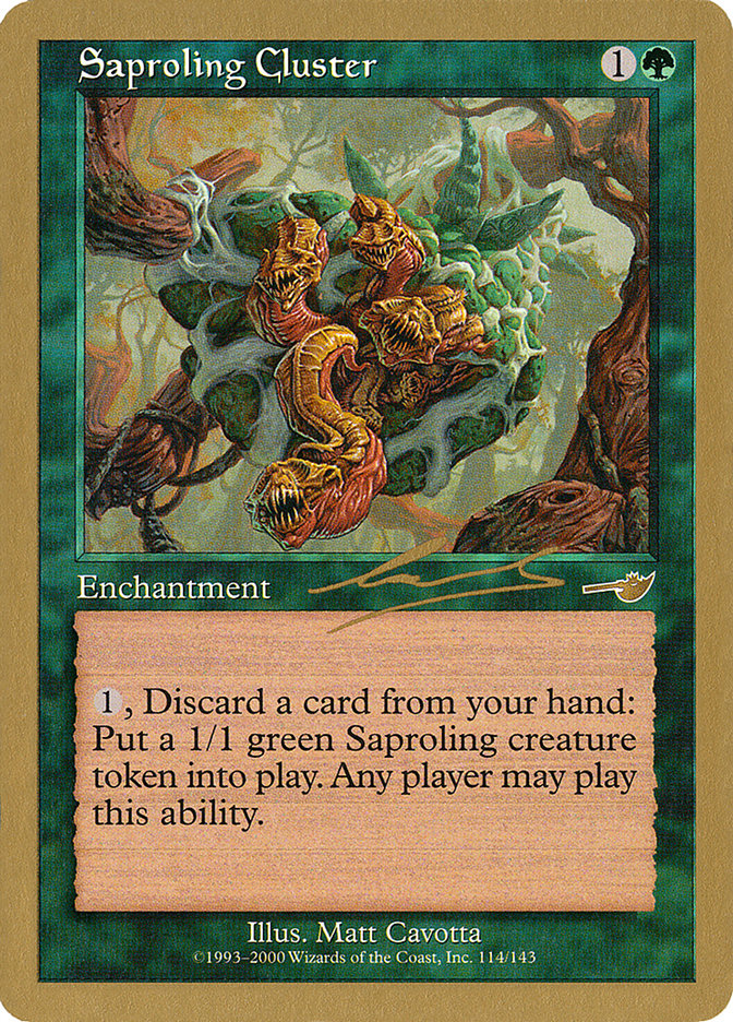 Saproling Cluster (Nicolas Labarre) [World Championship Decks 2000] Magic: The Gathering