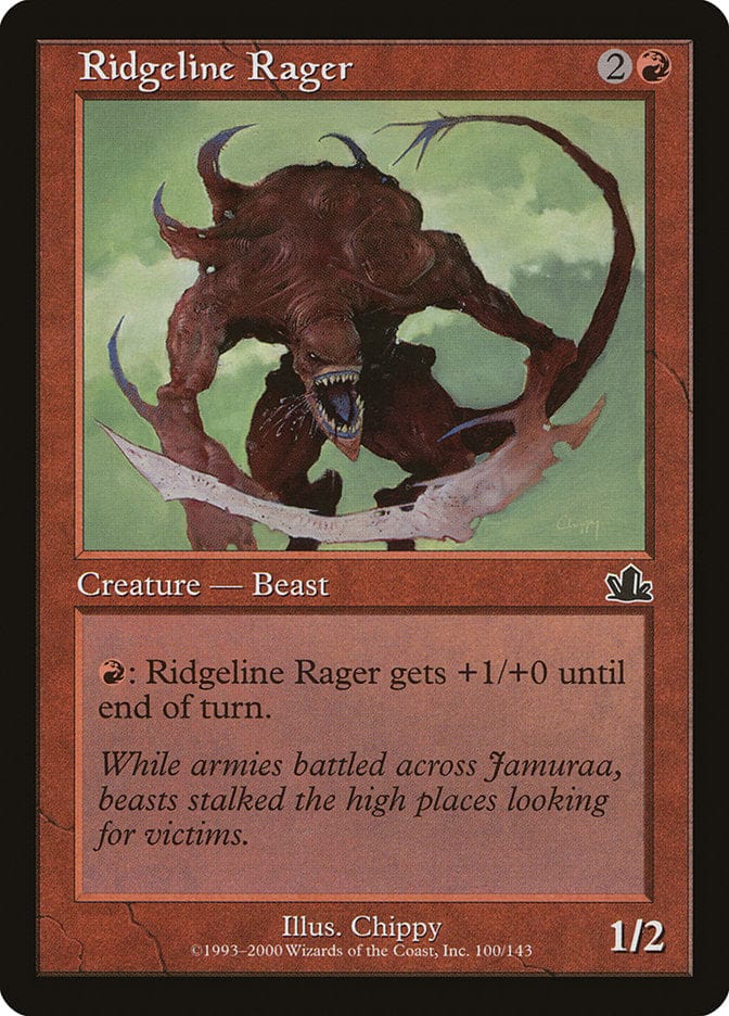 Ridgeline Rager [Prophecy] Magic: The Gathering