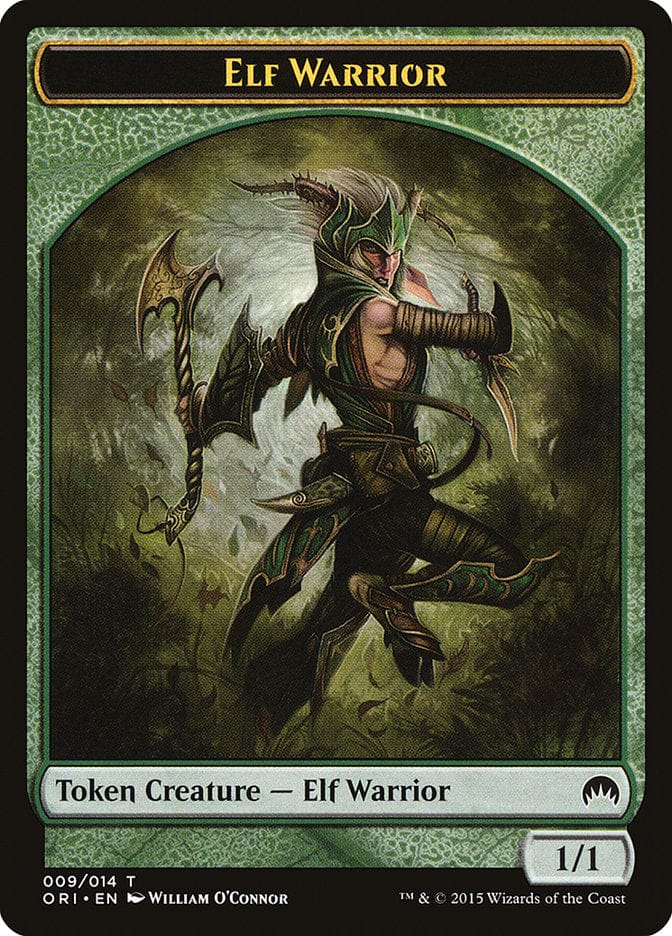 Elf Warrior Token [Magic Origins Tokens] Magic: The Gathering