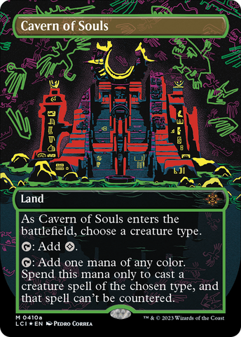 Cavern of Souls (0410a) (Borderless) [The Lost Caverns of Ixalan] Magic: The Gathering