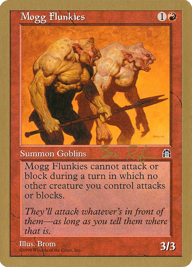 Mogg Flunkies (Ben Rubin) [World Championship Decks 1998] Magic: The Gathering