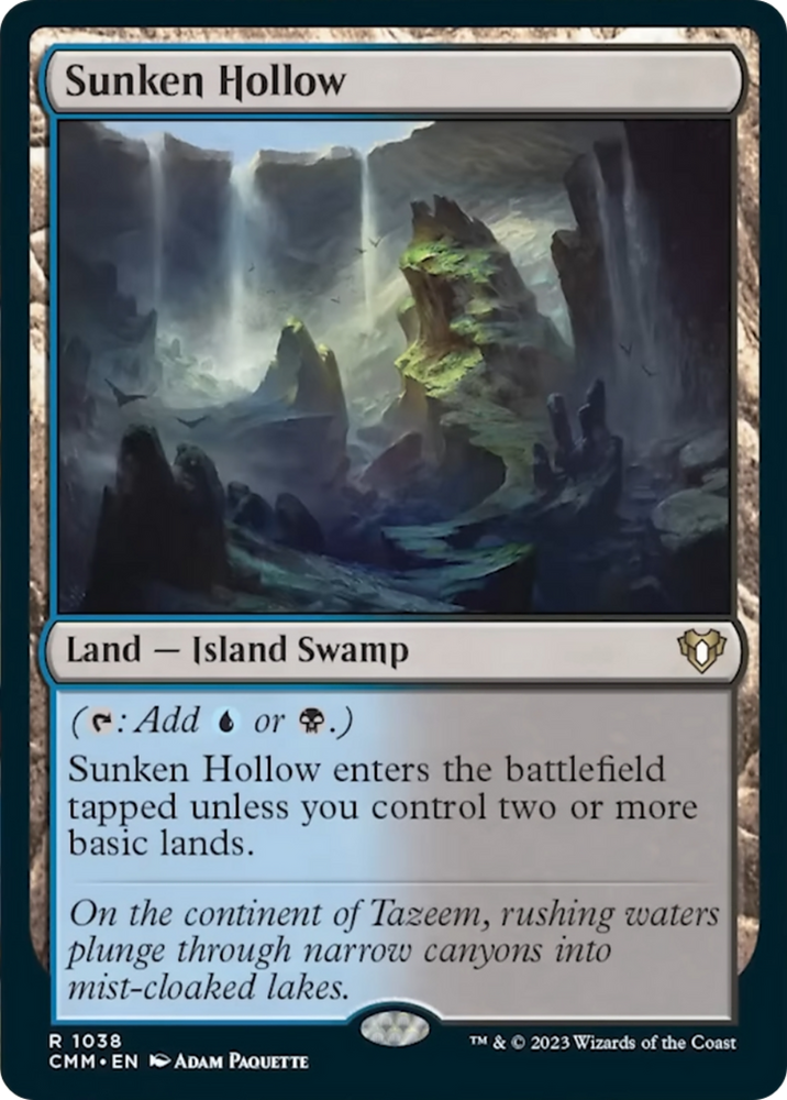Sunken Hollow [Commander Masters] Magic: The Gathering