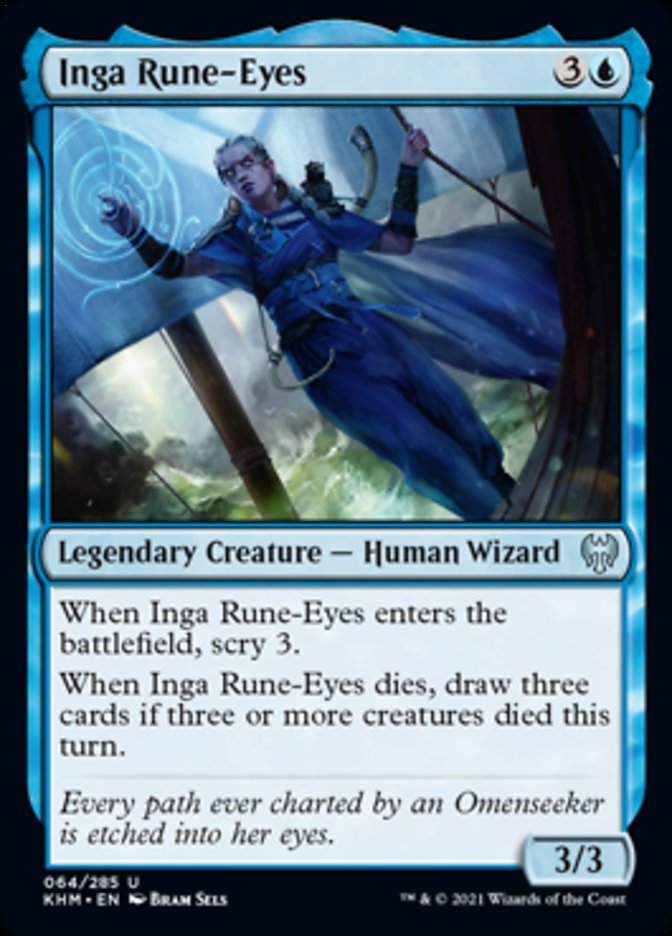 Inga Rune-Eyes [Kaldheim] Magic: The Gathering