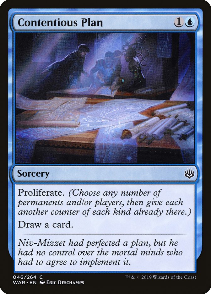 Contentious Plan [War of the Spark] Magic: The Gathering