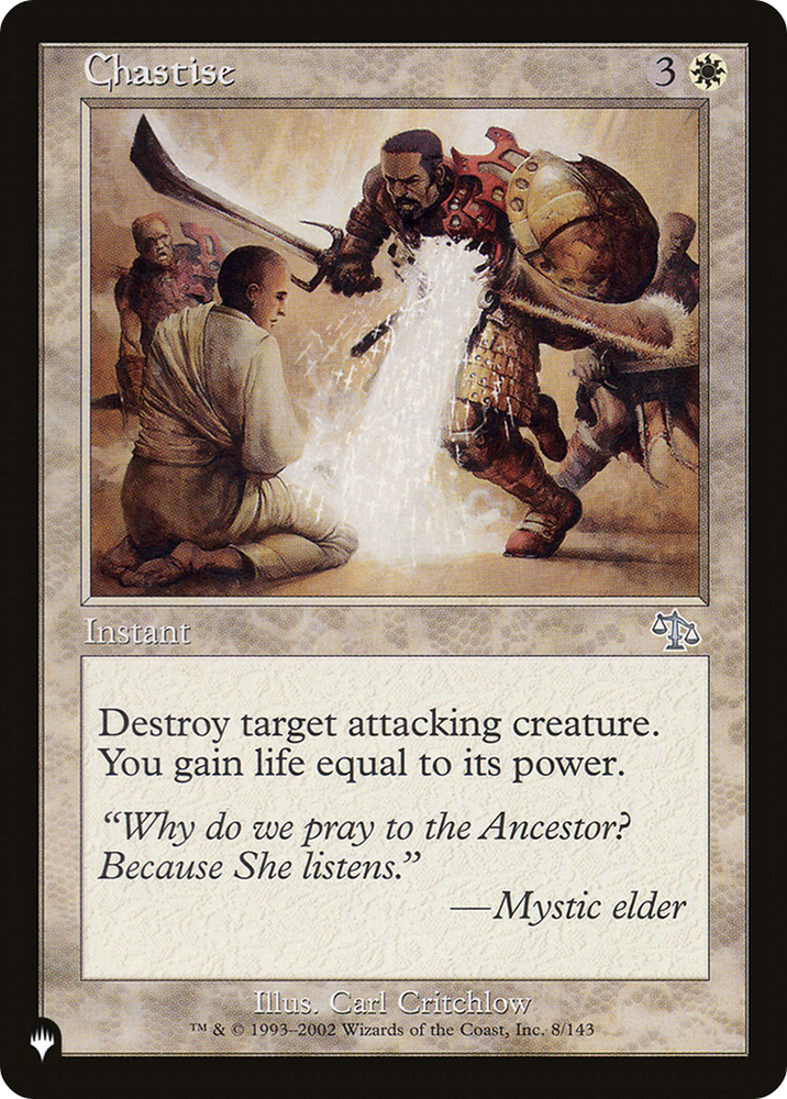 Chastise [The List] Magic: The Gathering
