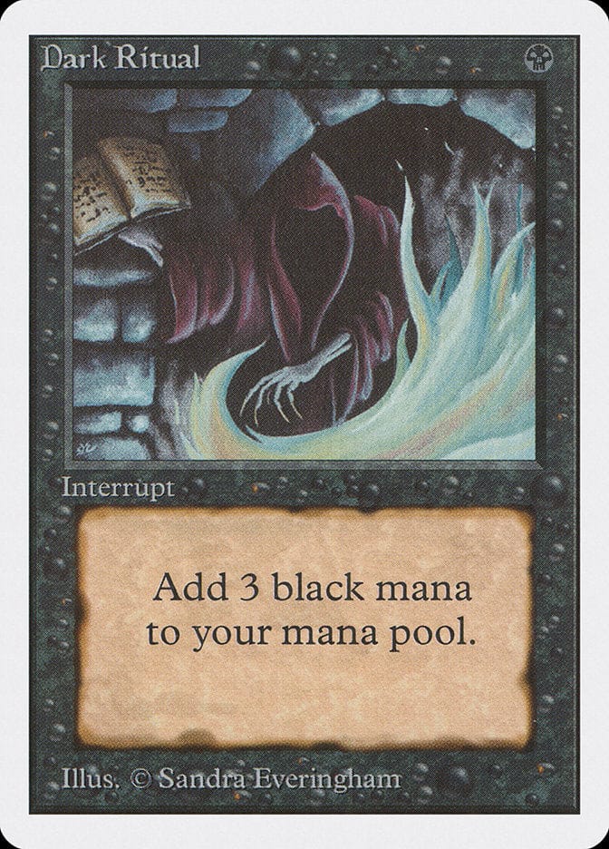 Dark Ritual [Unlimited Edition] Magic: The Gathering