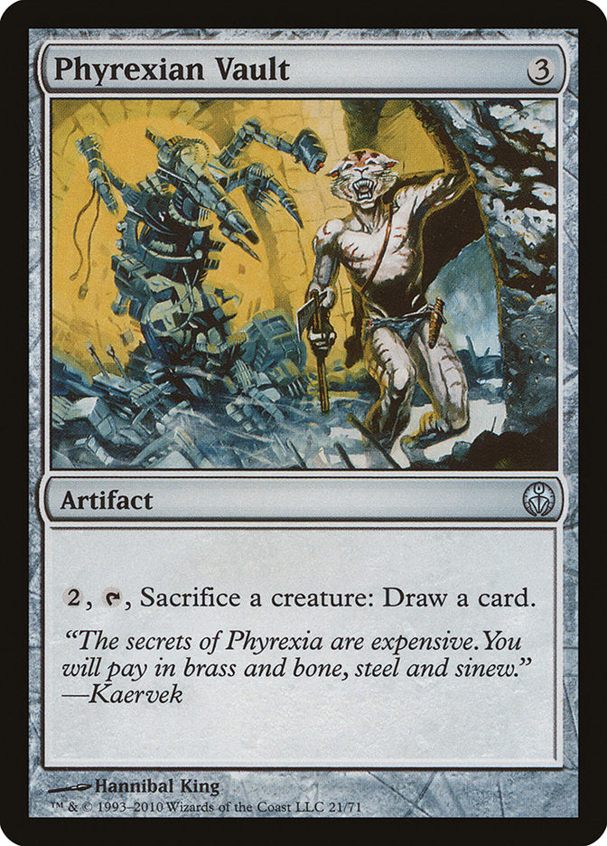 Phyrexian Vault [Duel Decks: Phyrexia vs. the Coalition] Magic: The Gathering
