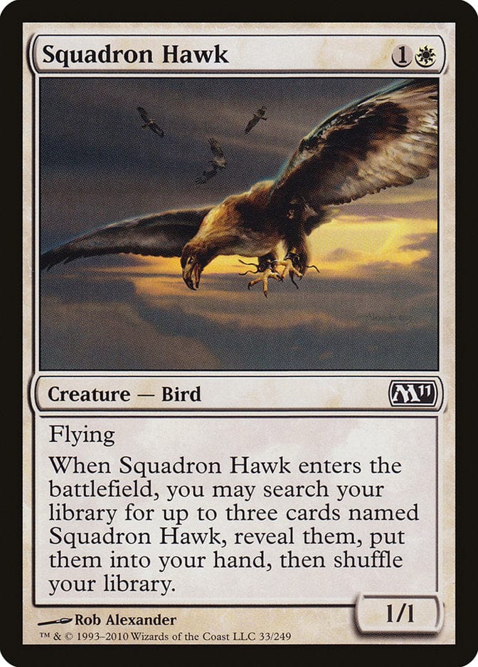 Squadron Hawk [Magic 2011] Magic: The Gathering