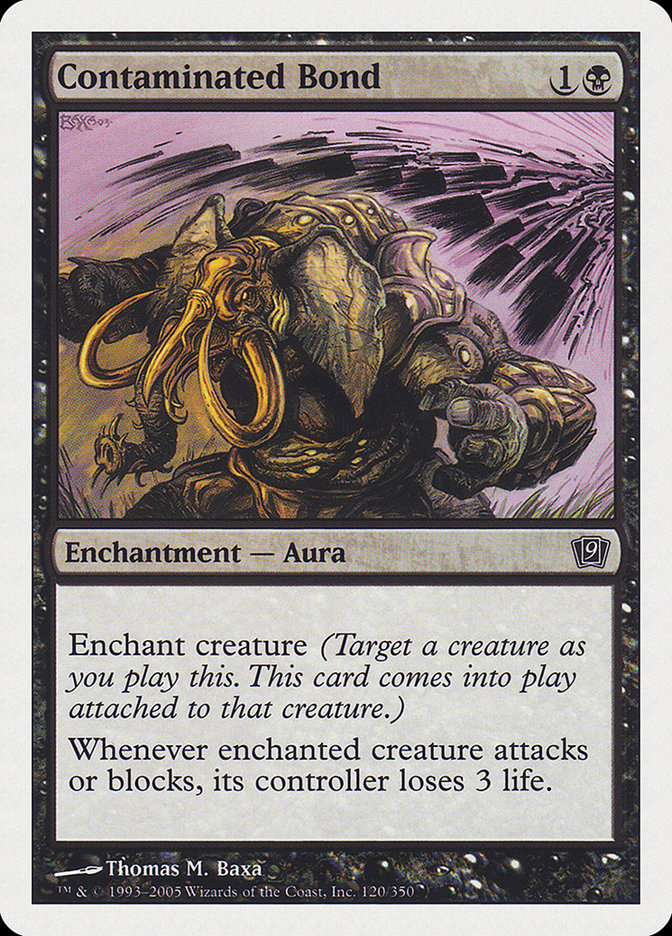 Contaminated Bond [Ninth Edition] Magic: The Gathering