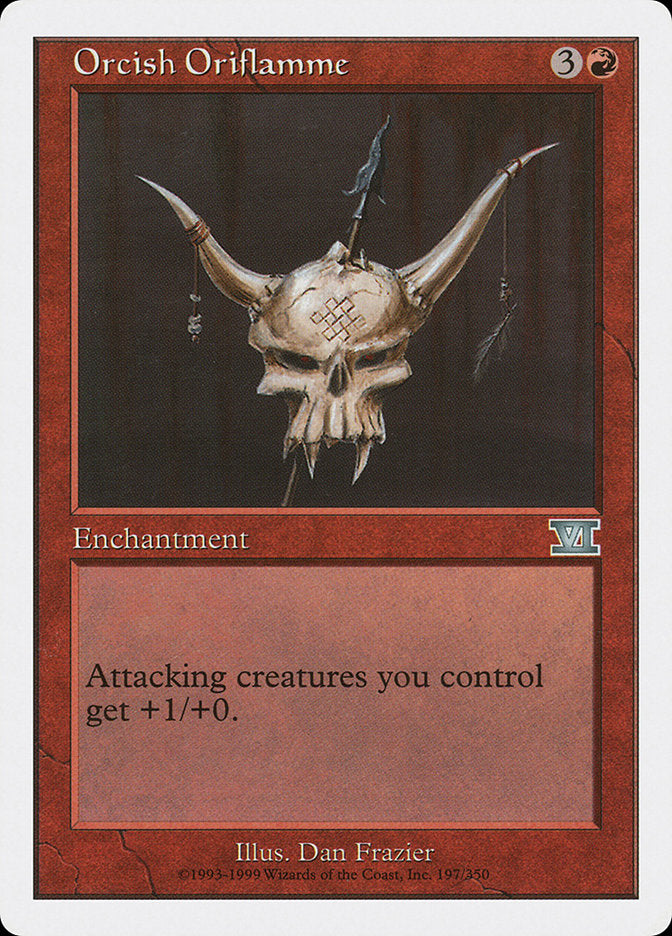 Orcish Oriflamme [Classic Sixth Edition] Magic: The Gathering