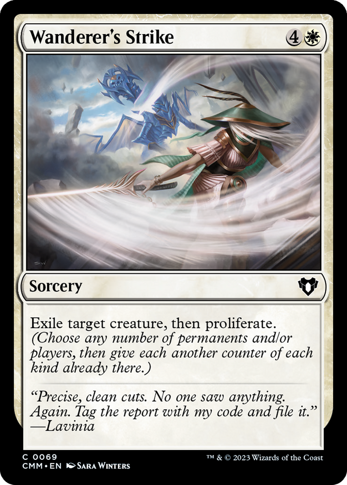 Wanderer's Strike [Commander Masters] Magic: The Gathering