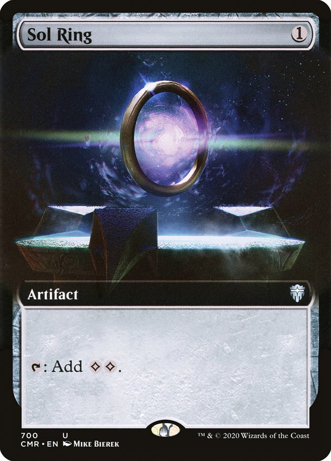 Sol Ring (Extended Art) [Commander Legends] Magic: The Gathering