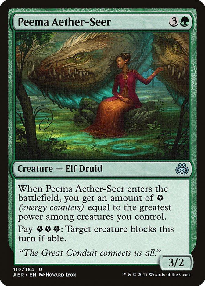 Peema Aether-Seer [Aether Revolt] Magic: The Gathering
