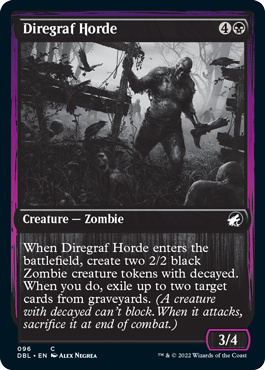 Diregraf Horde [Innistrad: Double Feature] Magic: The Gathering
