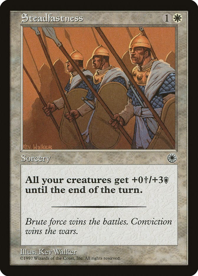 Steadfastness [Portal] Magic: The Gathering