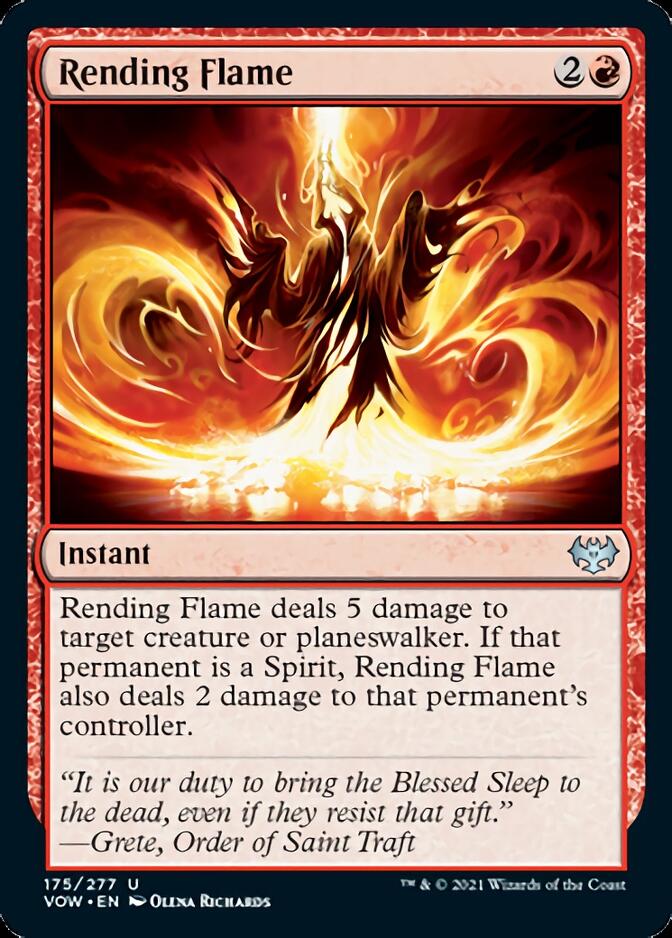 Rending Flame [Innistrad: Crimson Vow] Magic: The Gathering