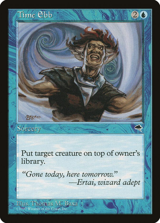 Time Ebb [Tempest] Magic: The Gathering