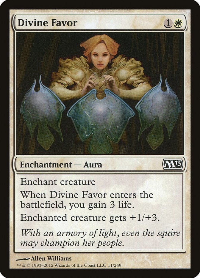 Divine Favor [Magic 2013] Magic: The Gathering