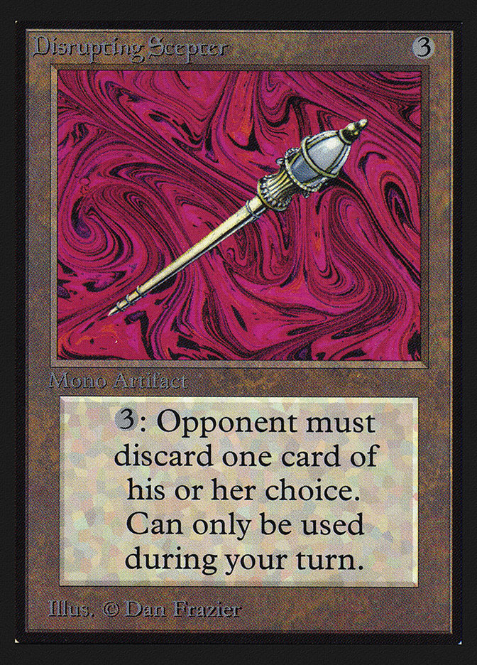 Disrupting Scepter [International Collectors' Edition] Magic: The Gathering