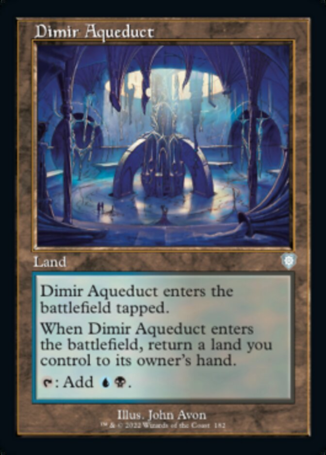 Dimir Aqueduct (Retro) [The Brothers' War Commander] Magic: The Gathering