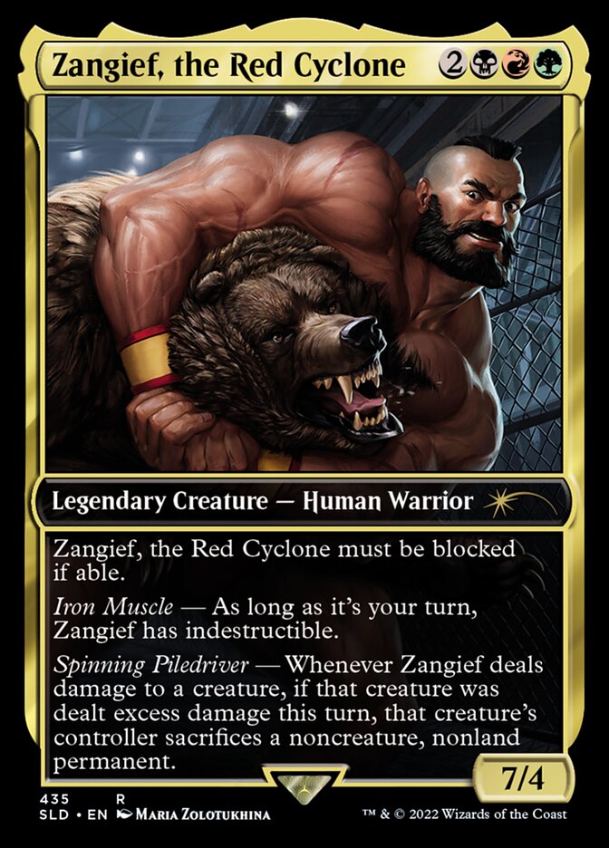 Zangief, the Red Cyclone [Secret Lair Drop Series] Magic: The Gathering