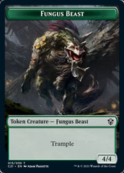 Demon // Fungus Beast Double-Sided Token [Commander 2021 Tokens] Magic: The Gathering