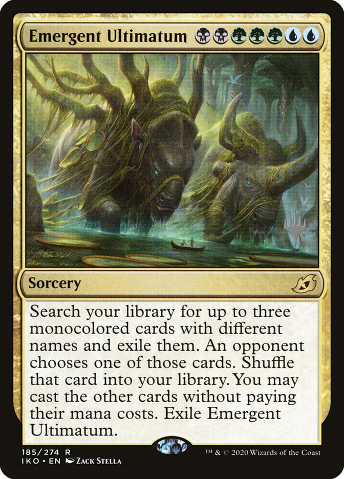 Emergent Ultimatum (Promo Pack) [Ikoria: Lair of Behemoths Promos] Magic: The Gathering