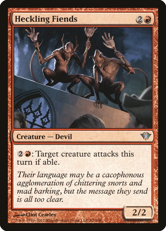 Heckling Fiends [Dark Ascension] Magic: The Gathering