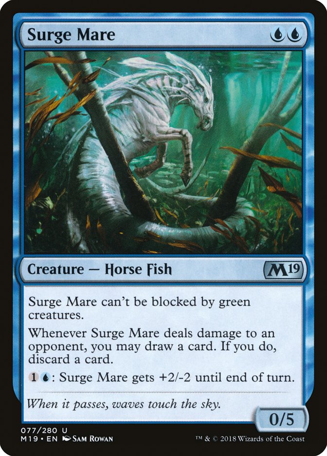 Surge Mare [Core Set 2019] Magic: The Gathering