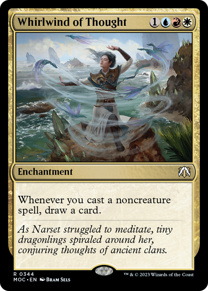 Whirlwind of Thought [March of the Machine Commander] Magic: The Gathering