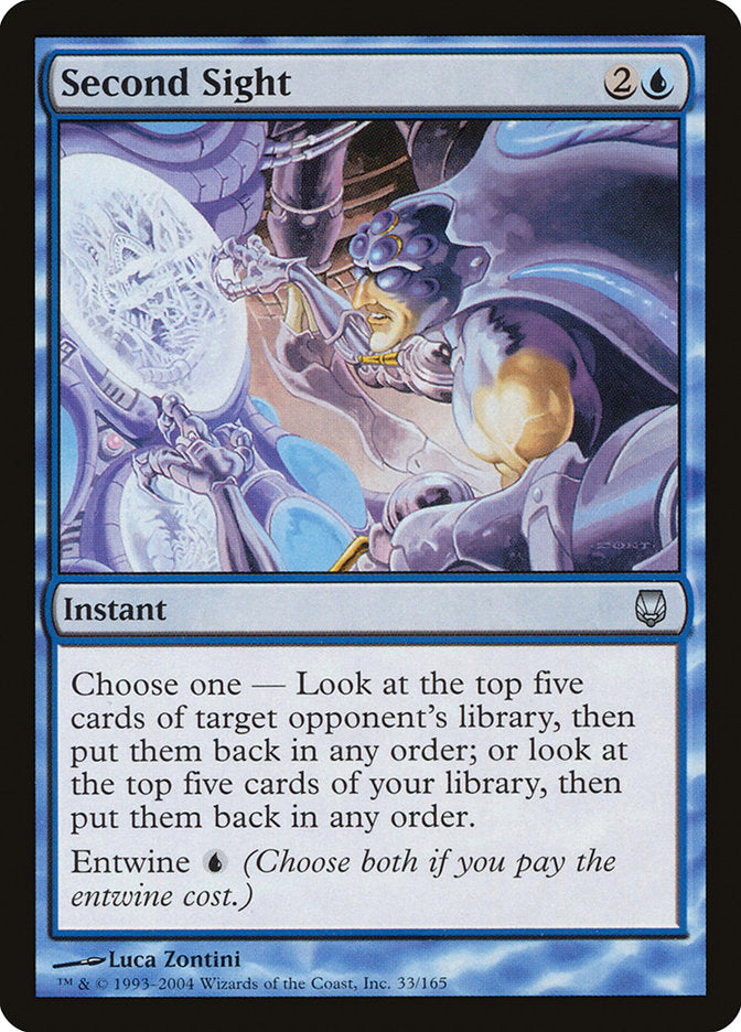 Second Sight [Darksteel] Magic: The Gathering