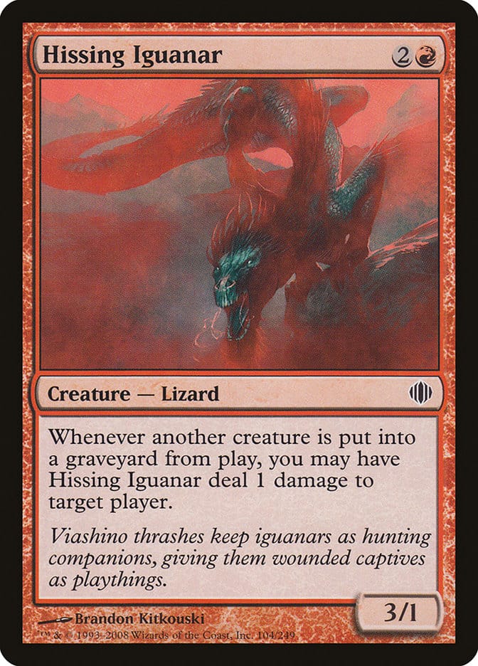 Hissing Iguanar [Shards of Alara] Magic: The Gathering