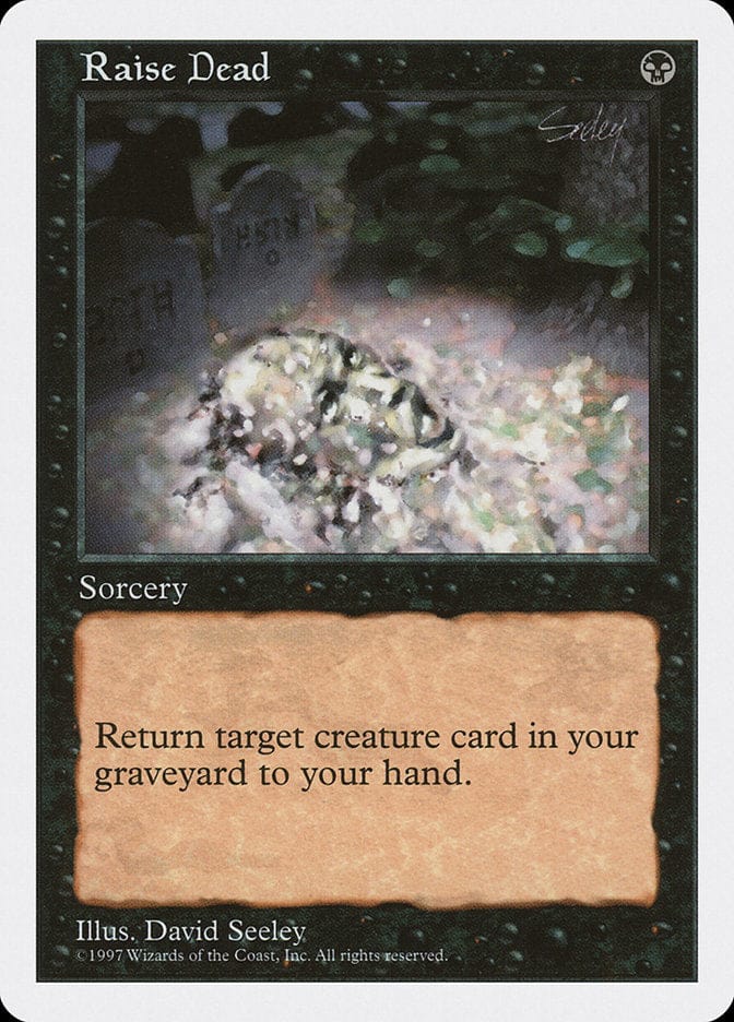 Raise Dead [Fifth Edition] Magic: The Gathering