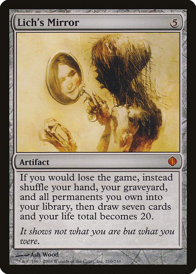 Lich's Mirror [Shards of Alara] Magic: The Gathering