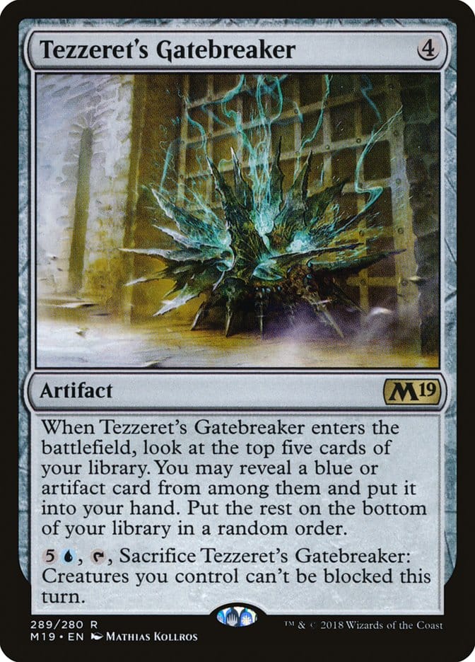Tezzeret's Gatebreaker [Core Set 2019] Magic: The Gathering