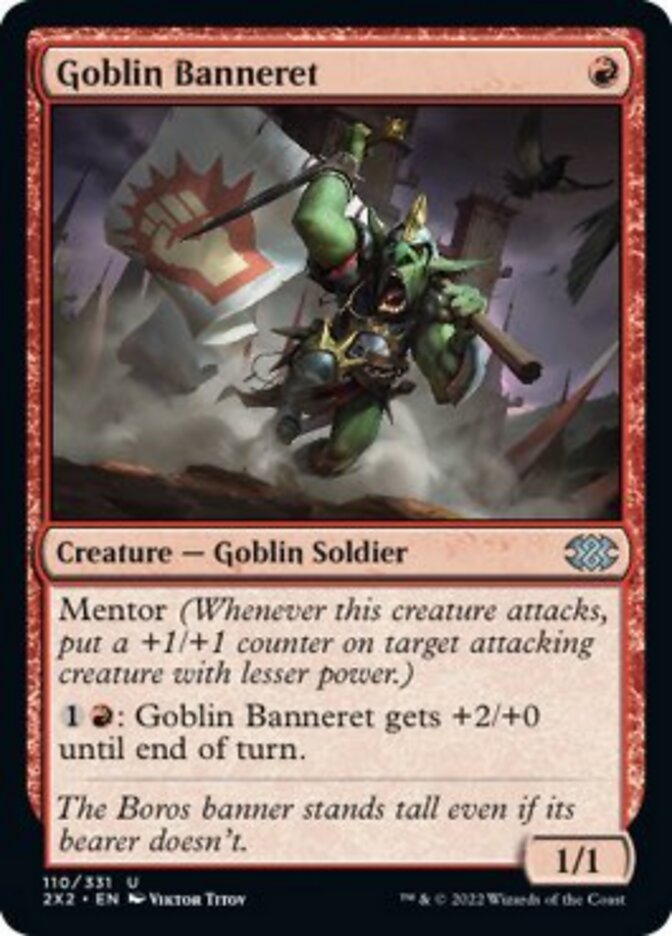 Goblin Banneret [Double Masters 2022] Magic: The Gathering