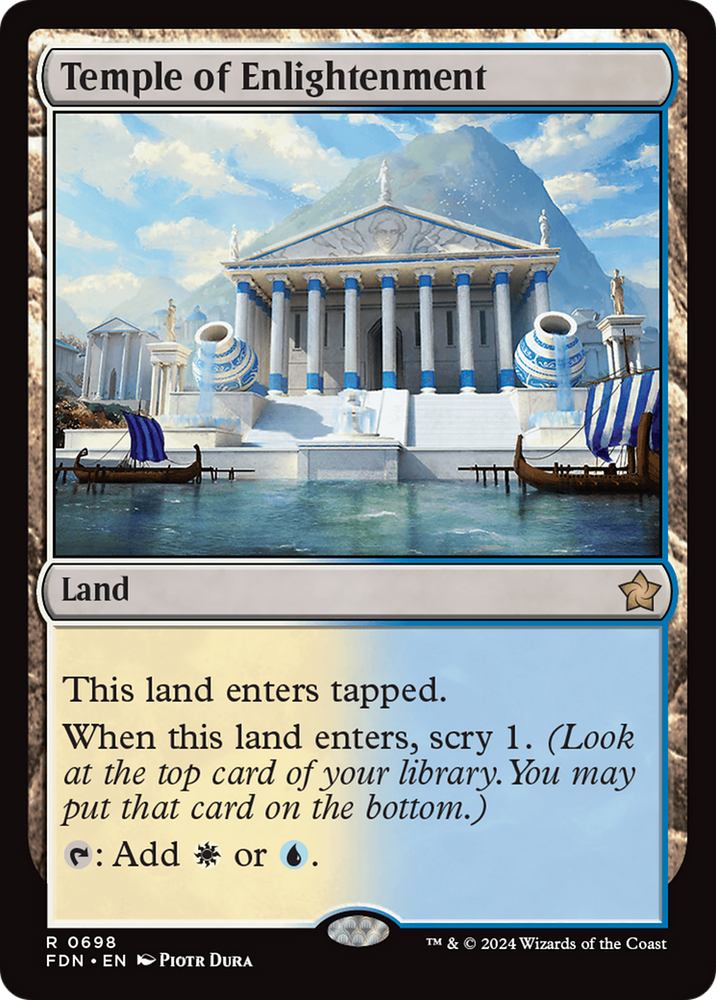 Temple of Enlightenment [Foundations] Magic: The Gathering