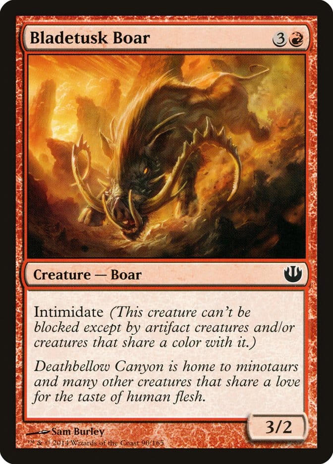 Bladetusk Boar [Journey into Nyx] Magic: The Gathering
