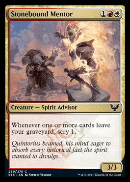 Stonebound Mentor [Strixhaven: School of Mages] Magic: The Gathering
