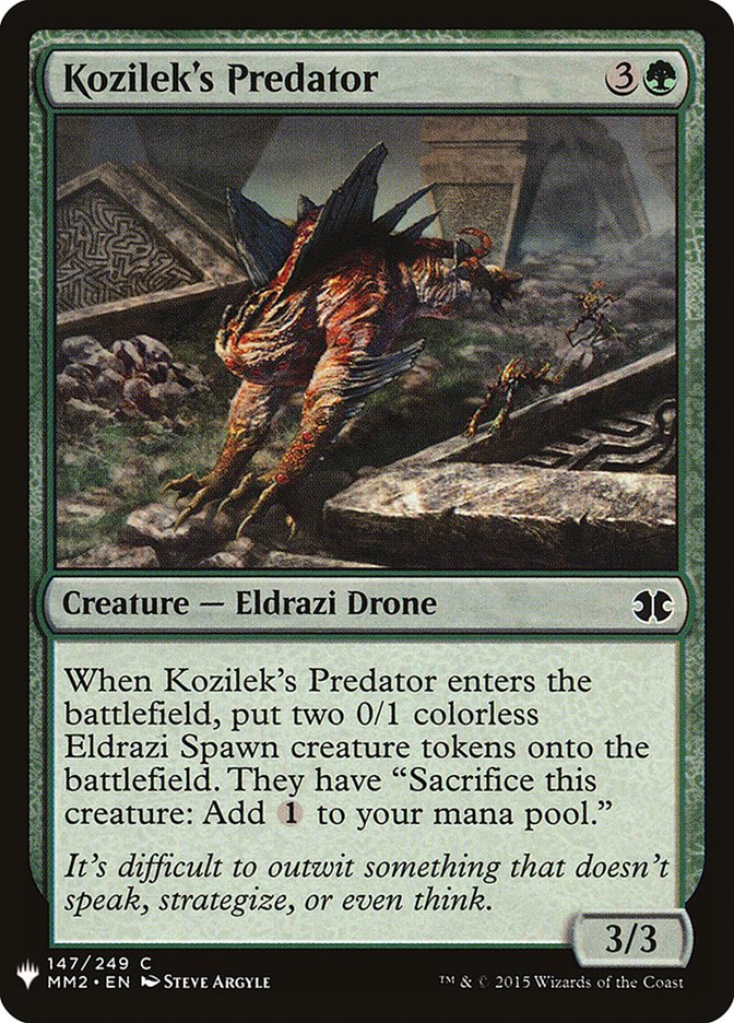 Kozilek's Predator [Mystery Booster] Magic: The Gathering