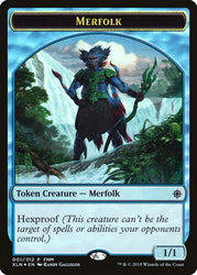 Merfolk // Treasure Double-Sided Token [Friday Night Magic 2018] Magic: The Gathering