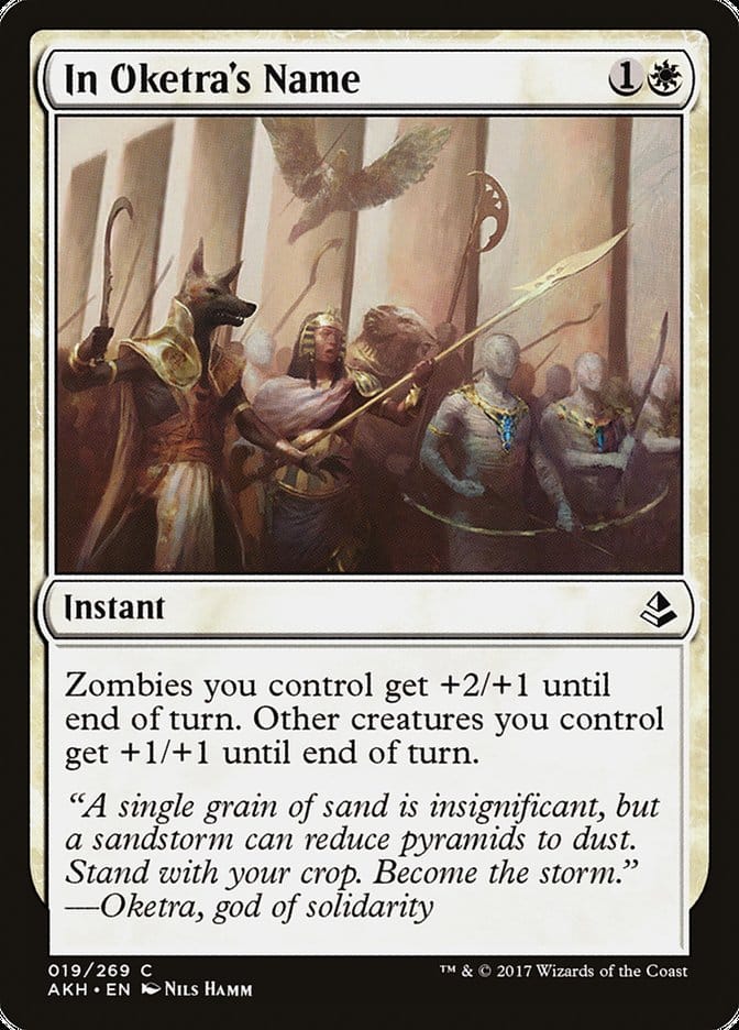 In Oketra's Name [Amonkhet] Magic: The Gathering