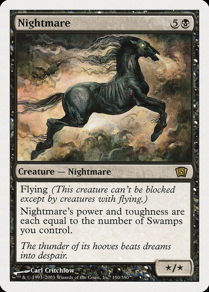 Nightmare [Eighth Edition] Magic: The Gathering