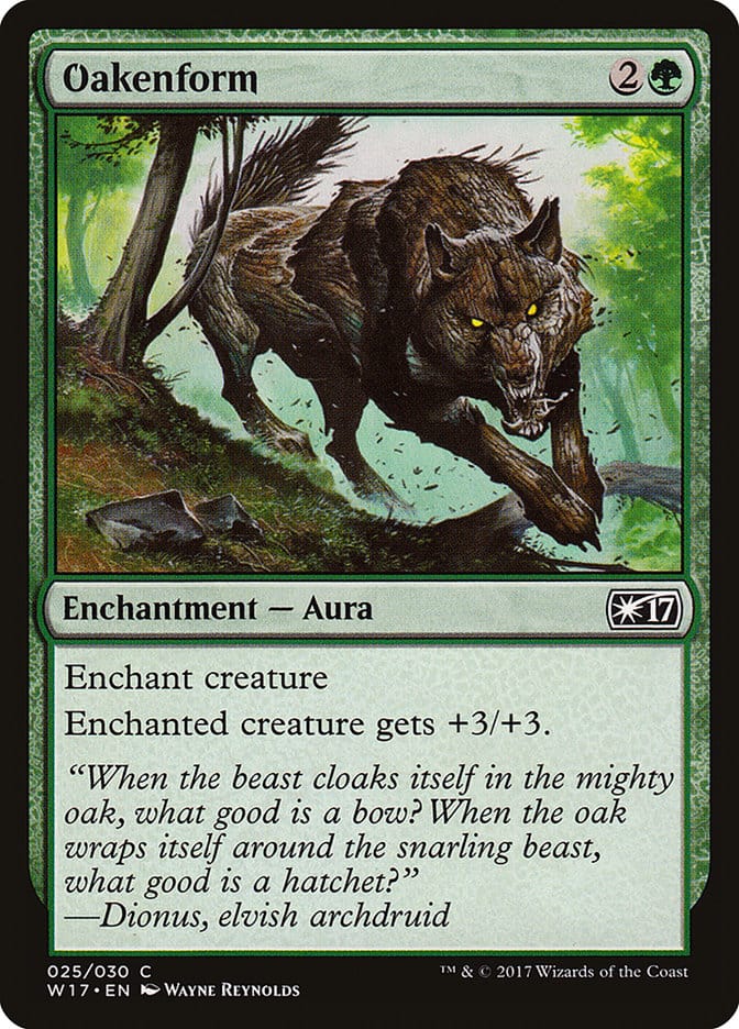 Oakenform [Welcome Deck 2017] Magic: The Gathering